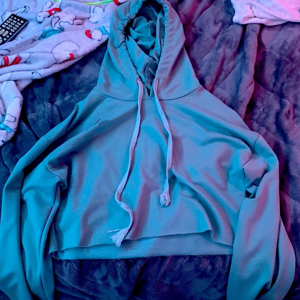 hoodie crop top (for young ladies) kids or woman